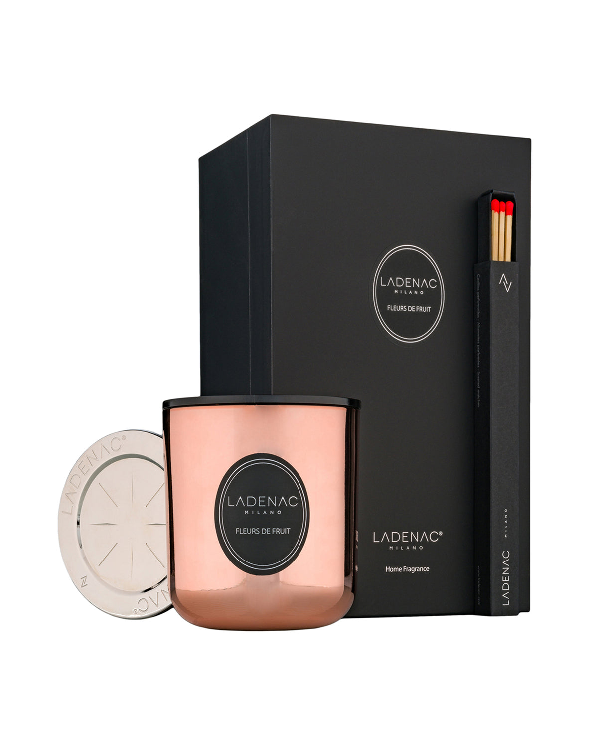Candle in Jar URBAN SENSES 200gr Rose Fleurs de Fruit 8.86 x 5.91 x 3.54 in