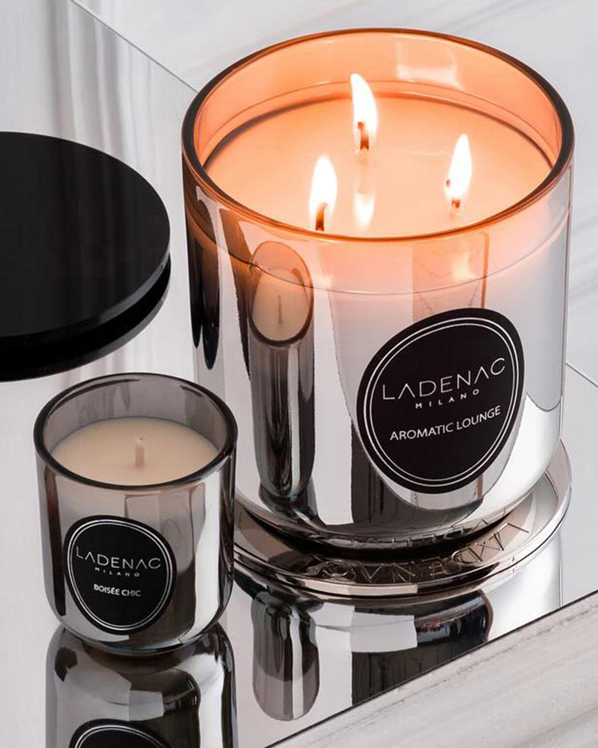 Candle in Jar URBAN SENSES 200gr Grey Boisee Chic 8.86 x 5.91 x 3.54 in