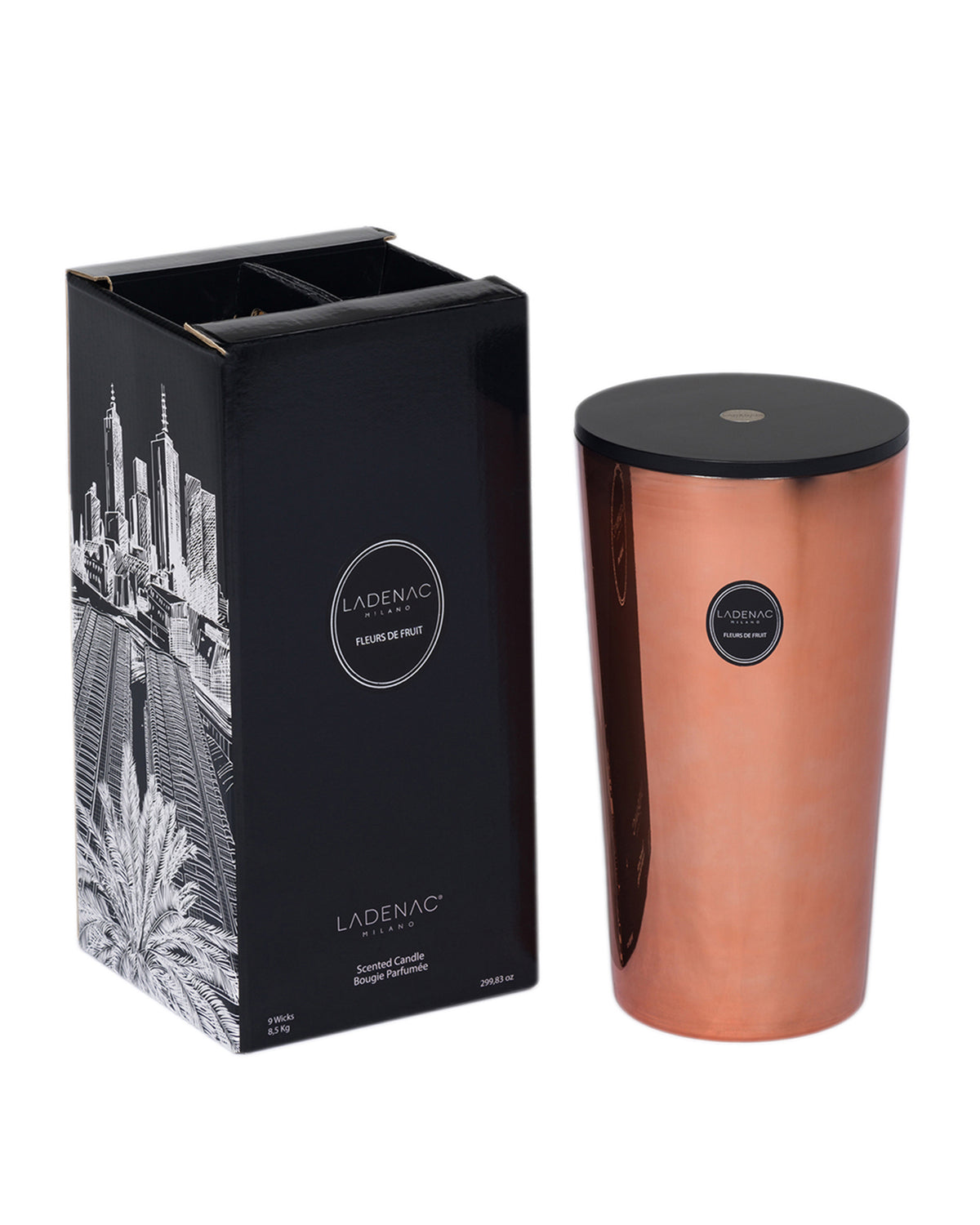 Candle in Jar URBAN SENSES 8500gr Rose Rose de Nuit 9.45 x 9.25 x 19.69 in