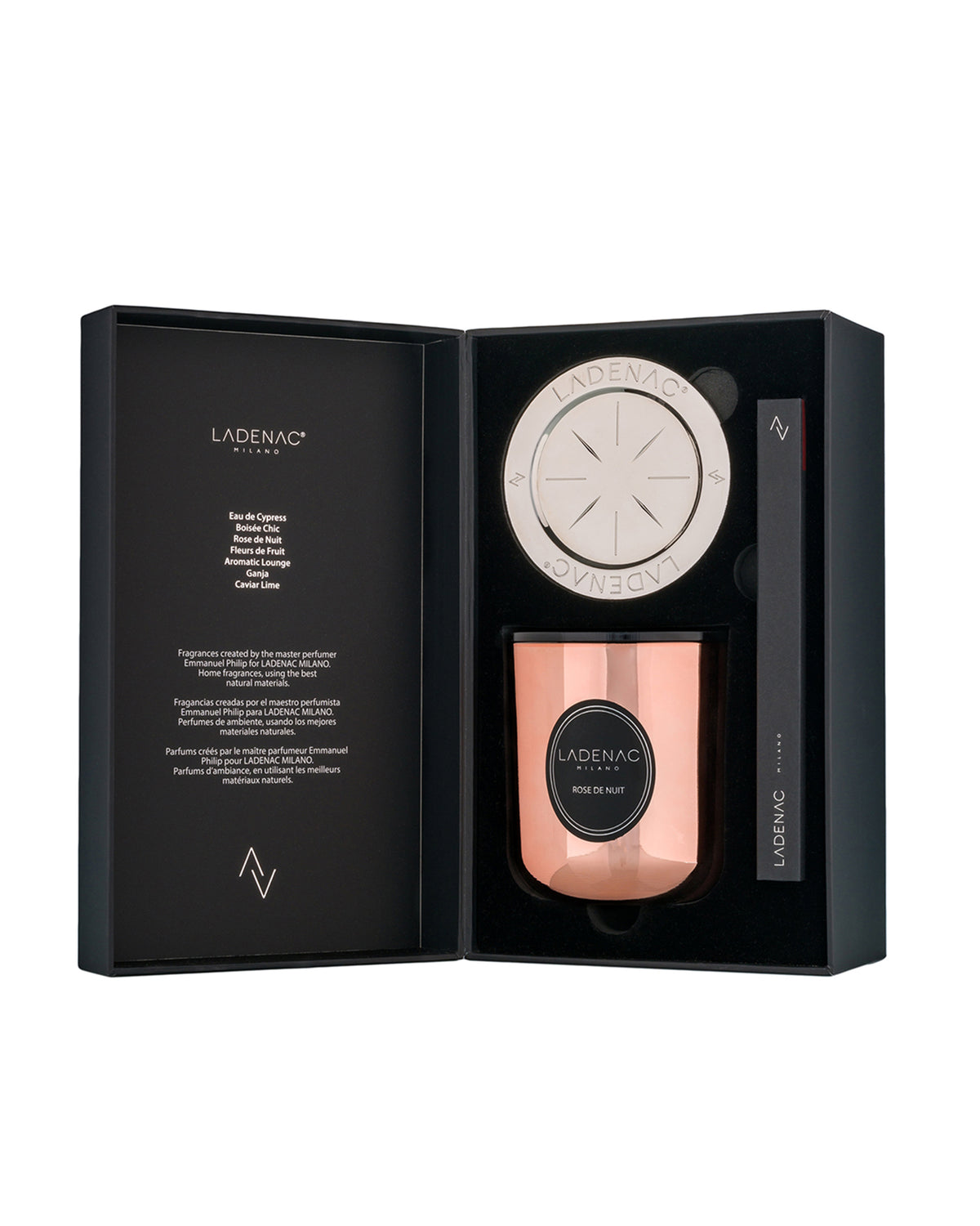 Candle in Jar URBAN SENSES 500gr Rose Rose de Nuit 4.72 x 6.5 x 10.83 in
