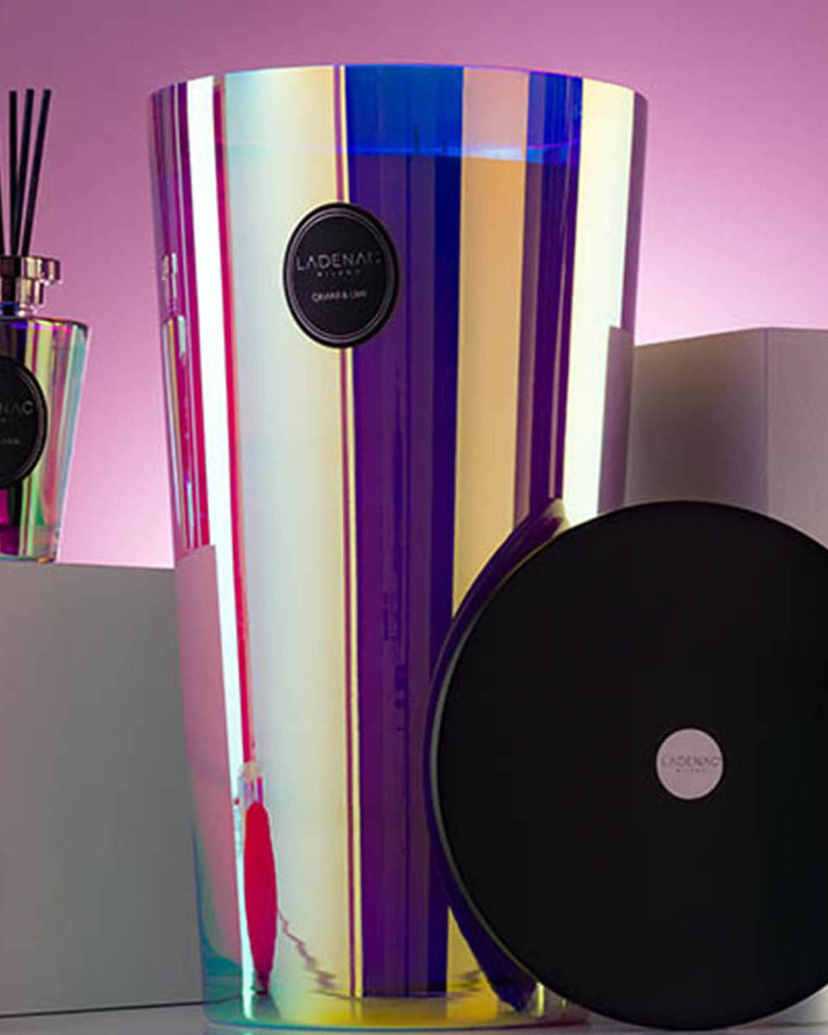 Candle in Jar URBAN SENSES 8500gr Holographic Caviar Lime 9.45 x 9.25 x 19.69 in