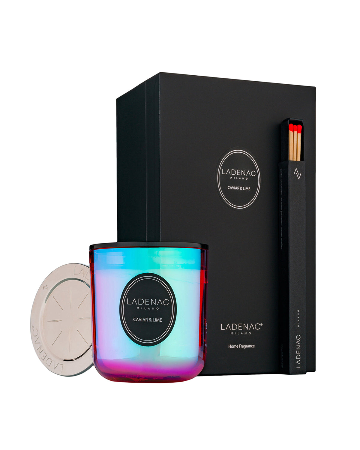 Candle in Jar URBAN SENSES 500gr Holographic Caviar Lime 4.13 x 4.72 x 9.84 in