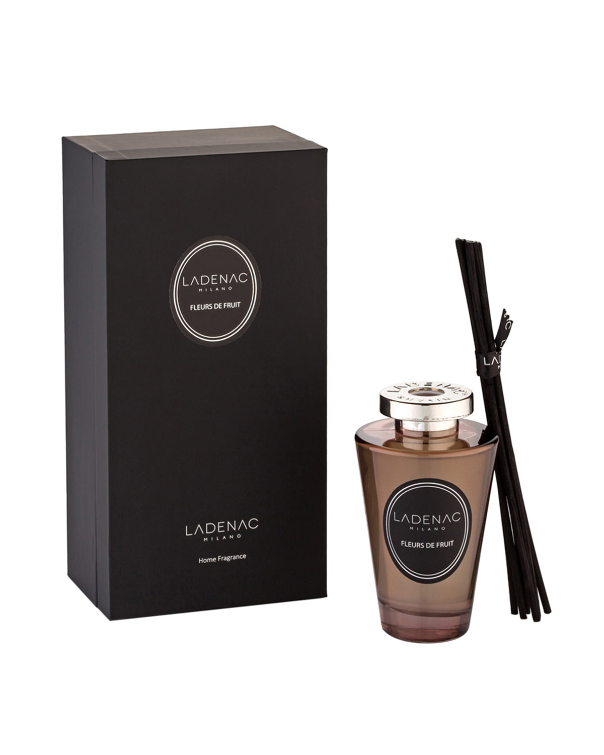 Reed Diffuser URBAN SENSES 200ml Rose Fleurs de Fruit 3.74 x 5.91 x 8.86 in