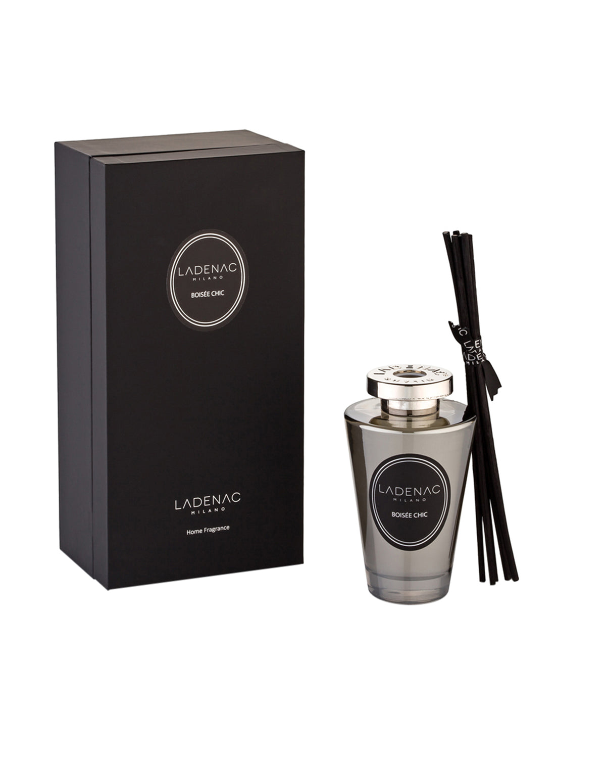 Reed Diffuser URBAN SENSES 200ml Grey Boisee Chic 3.74 x 5.91 x 8.86 in