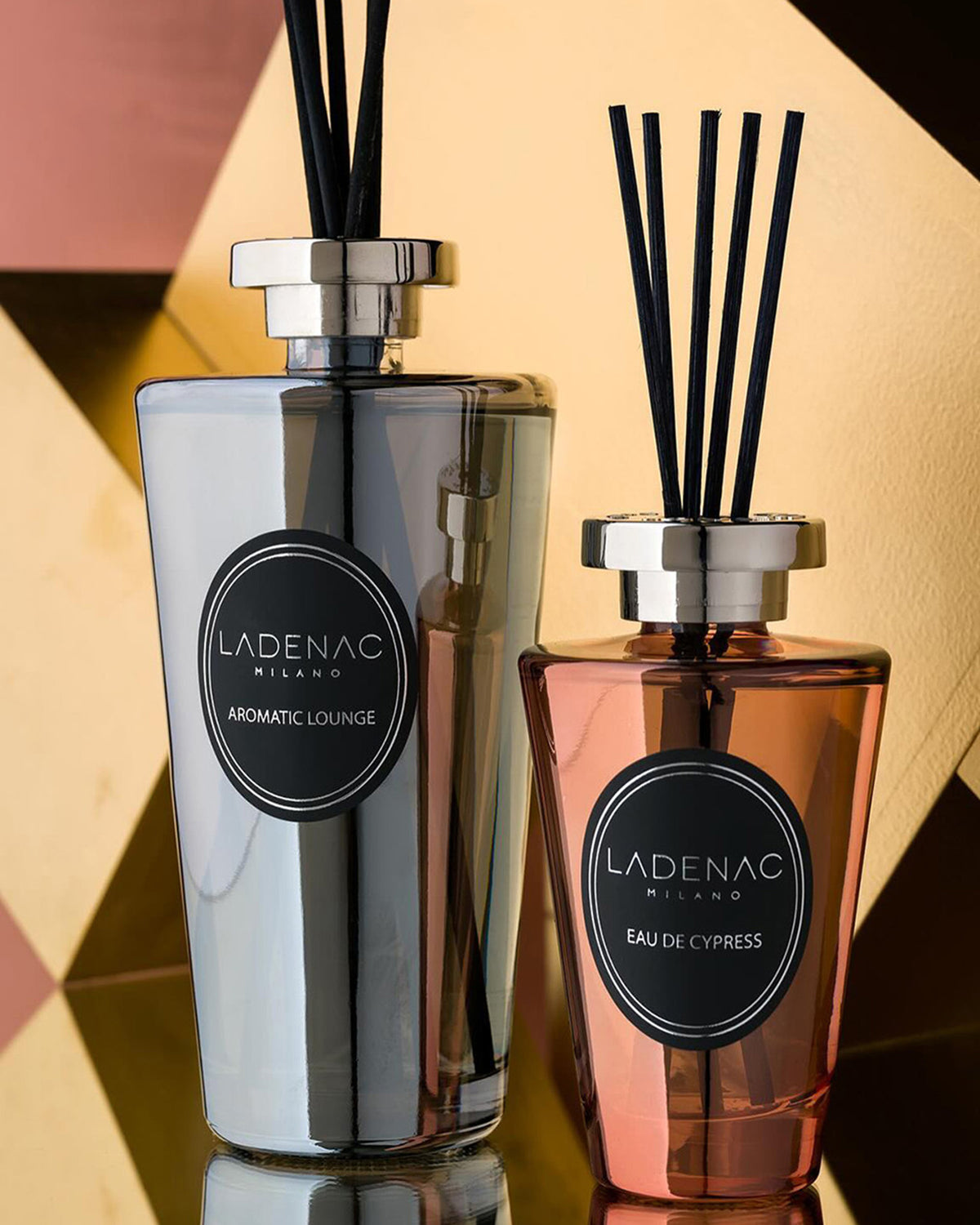 Reed Diffuser URBAN SENSES 500ml Grey Aromatic Lounge 4.13 x 4.72 x 9.84 in