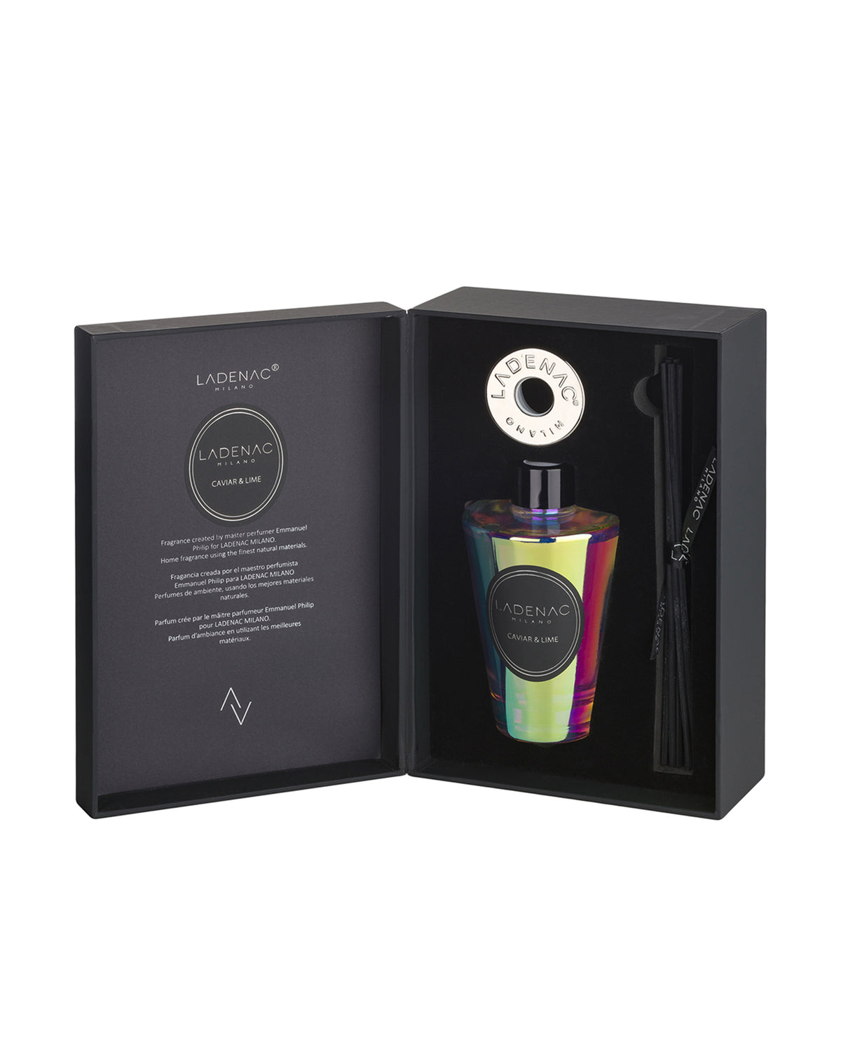 Reed Diffuser URBAN SENSES 200ml Holographic Caviar Lime 3.74 x 5.91 x 8.86 in