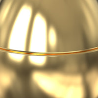 Candle in Ceramic Egg BOIS DE ROUSSIE GOLD 18gr Ceramic Gold