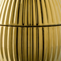 Candle in Ceramic Egg BOIS DE ROUSSIE 3400gr Gold 6.5 diam. x 7.48 in