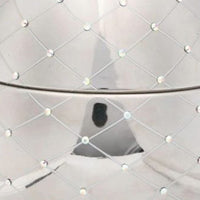Candle in Ceramic Egg BOIS DE ROUSSIE SILVER 450gr 6.5 diam. x 7.48 in