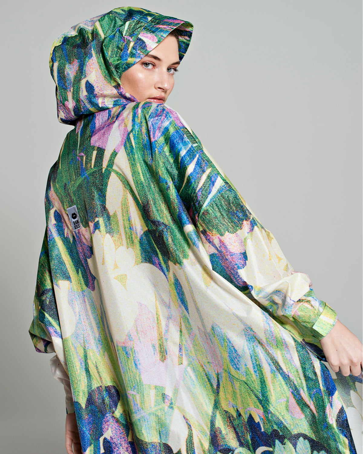Rain Poncho Flora
