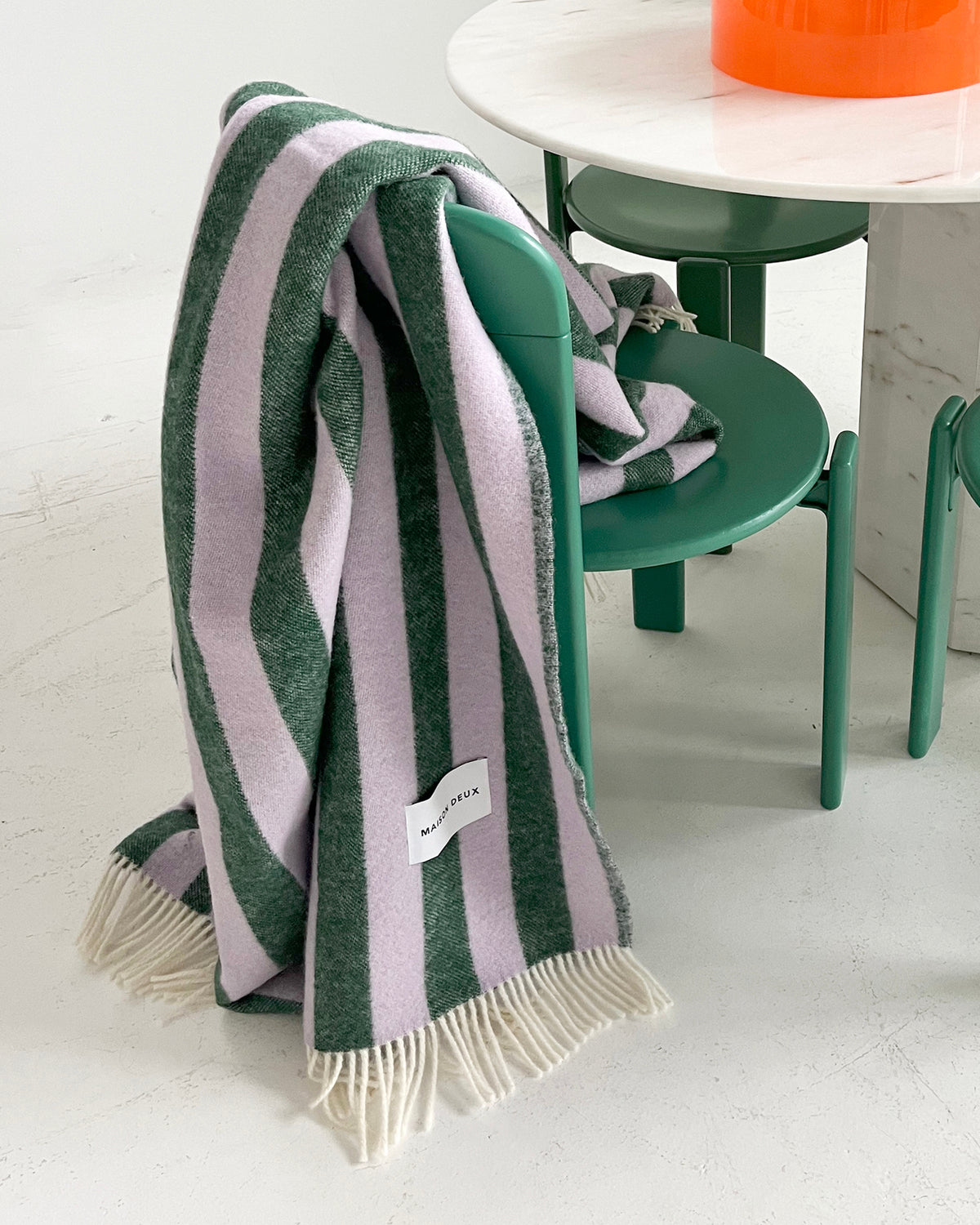 Blanket CANDY WRAP Lilac / Green 4.25 x 6.5ft