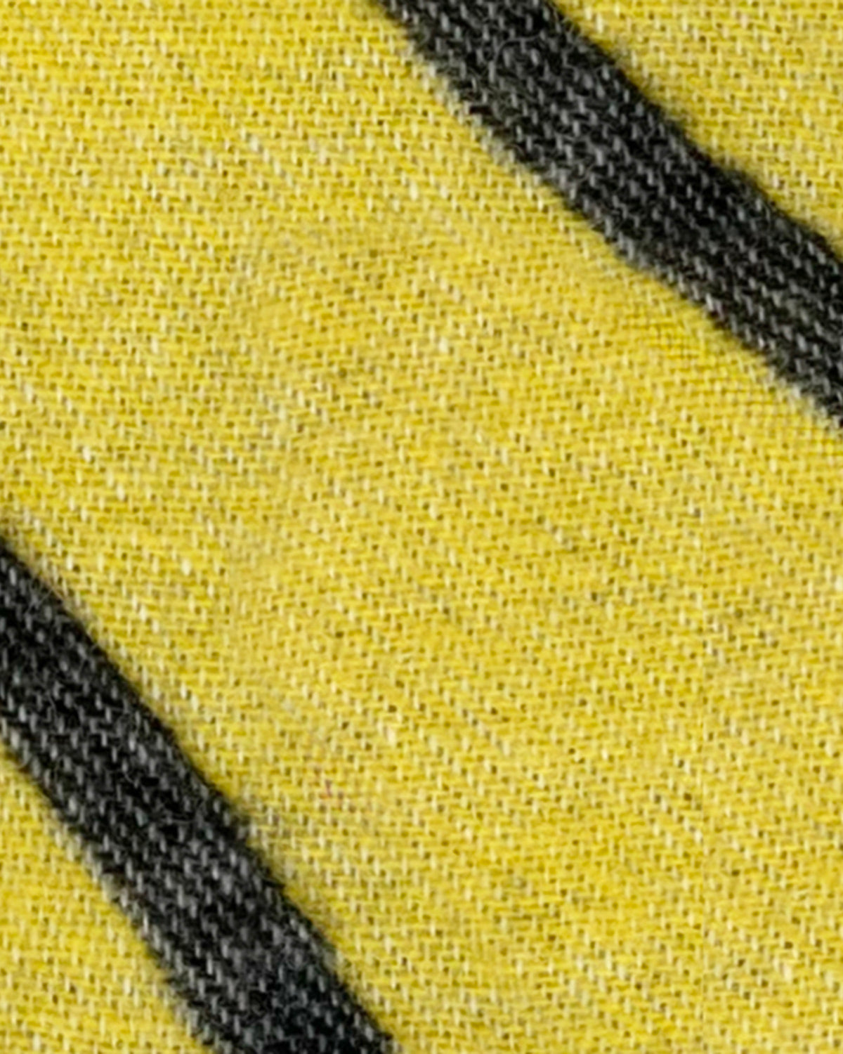 Maison Deux Blanket SMILEY Yellow / Black Print 4.25 x 6.5 ft