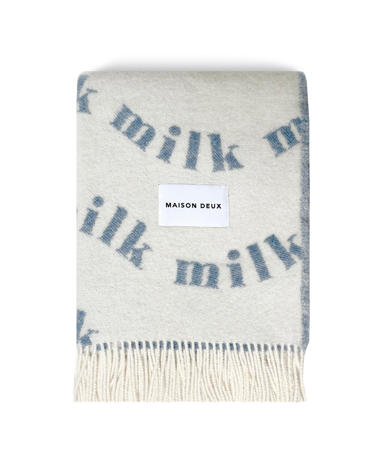 Maison Deux Blanket MILK