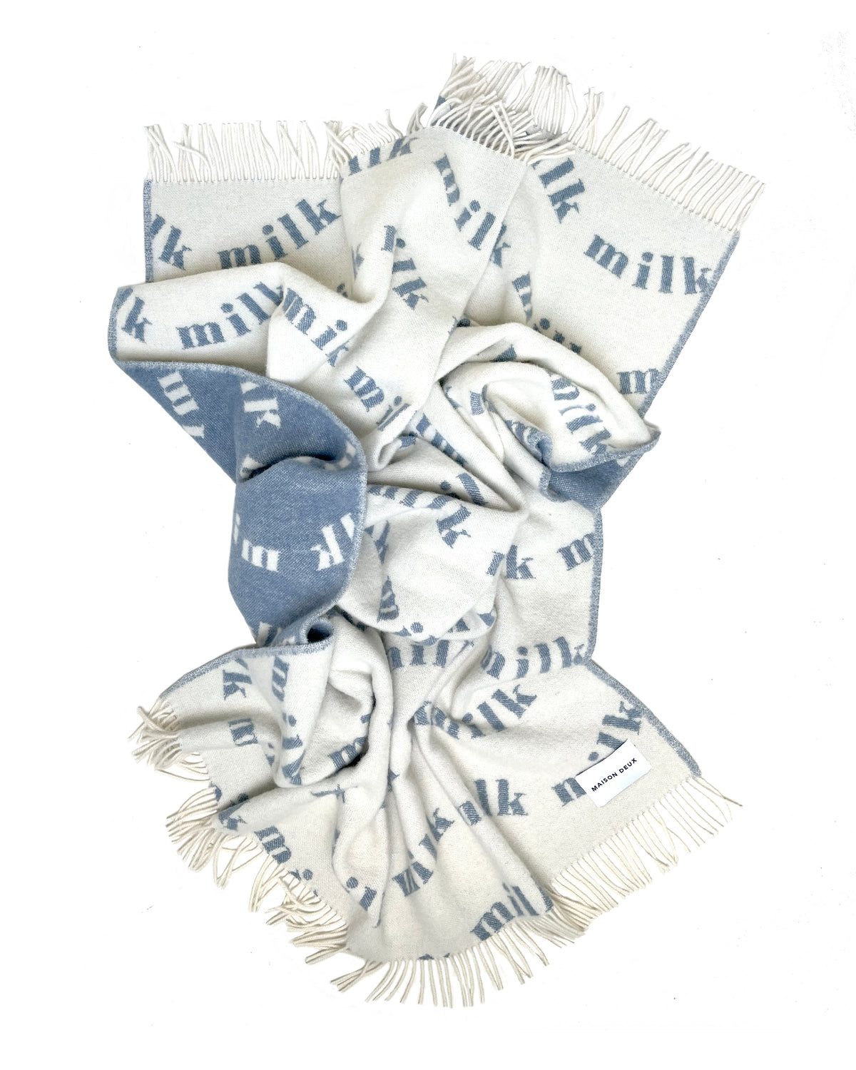 Maison Deux Blanket MILK