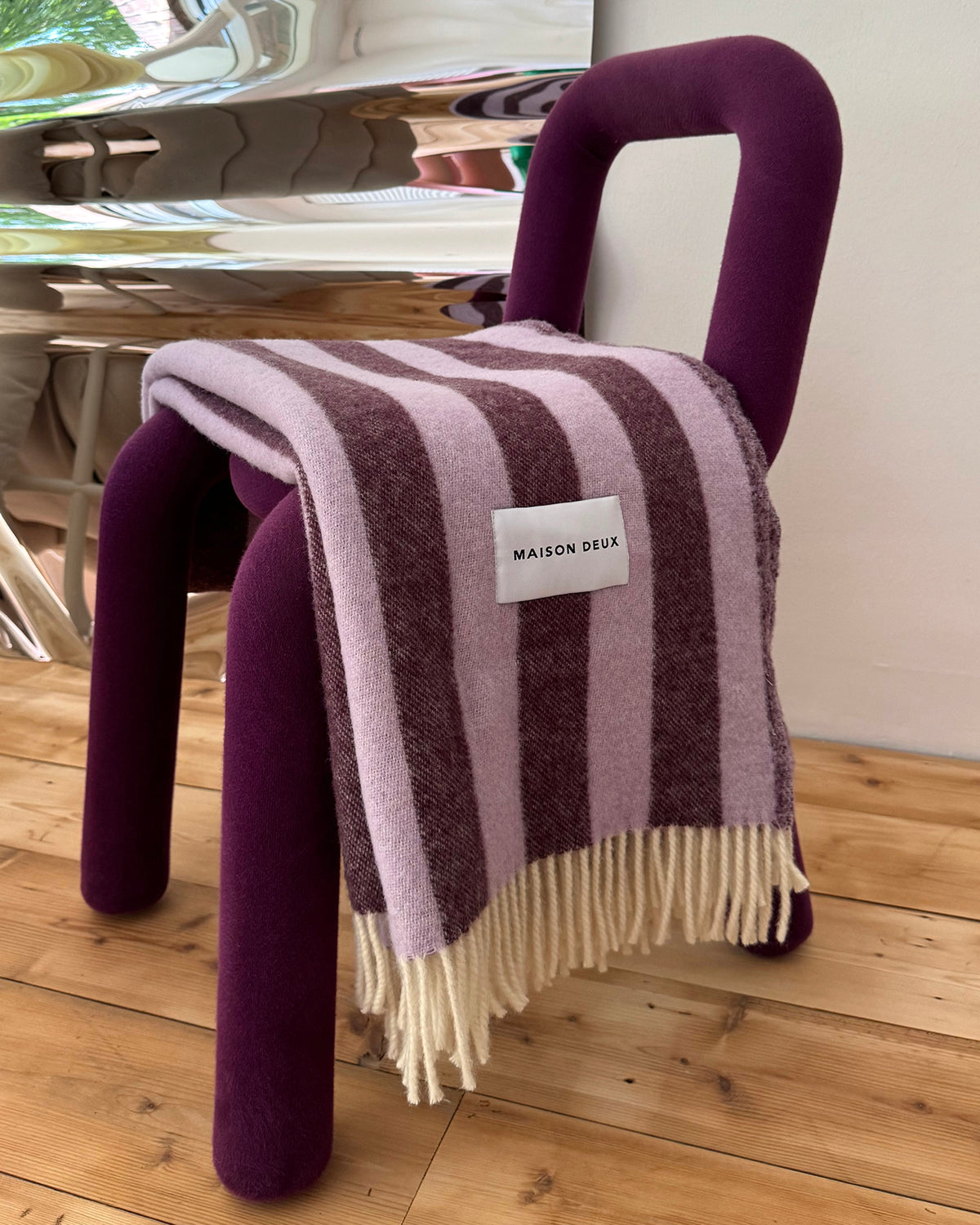 Blanket CANDY WRAP Lilac / Aubergine 4.25 x 6.5ft