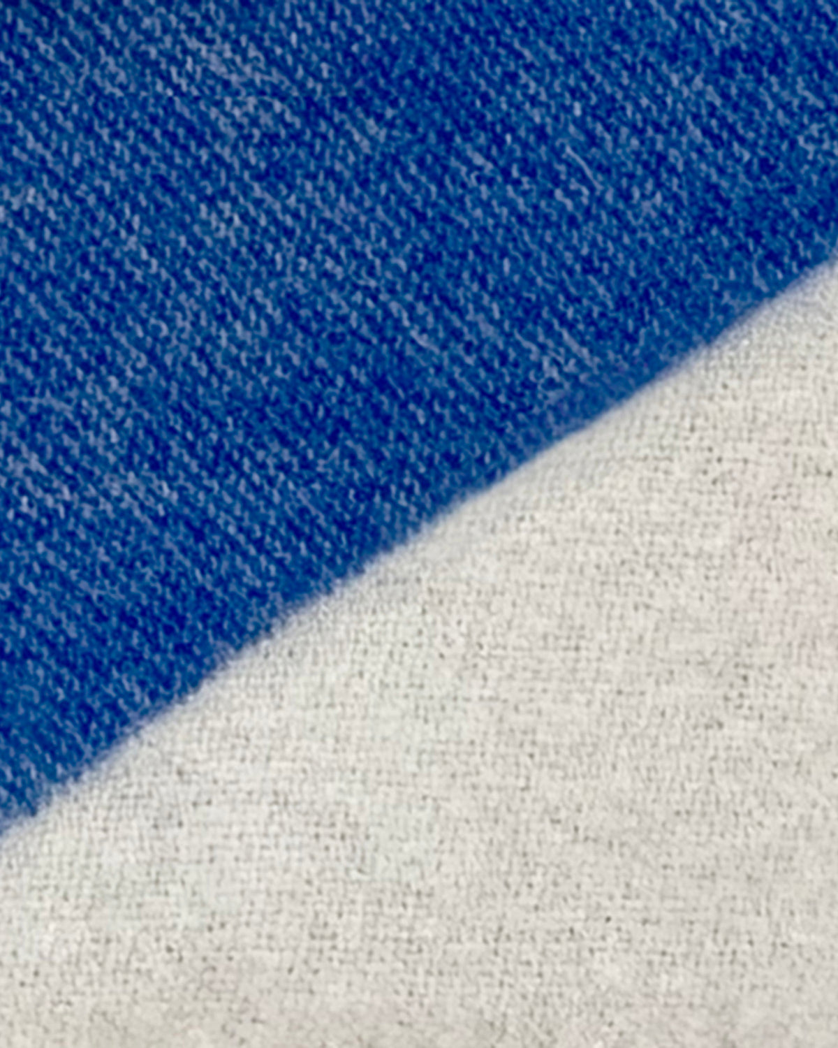 Blanket SWIRL Cobalt Blue / White 4.25 x 6.5ft