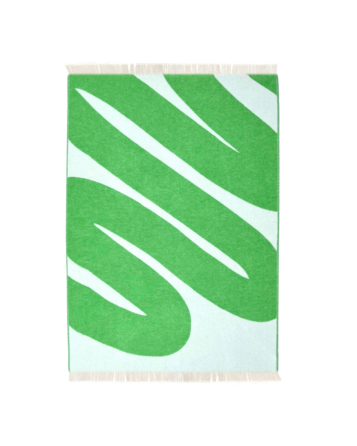 Blanket SWIRL White / Apple 4.25 x 6.5ft