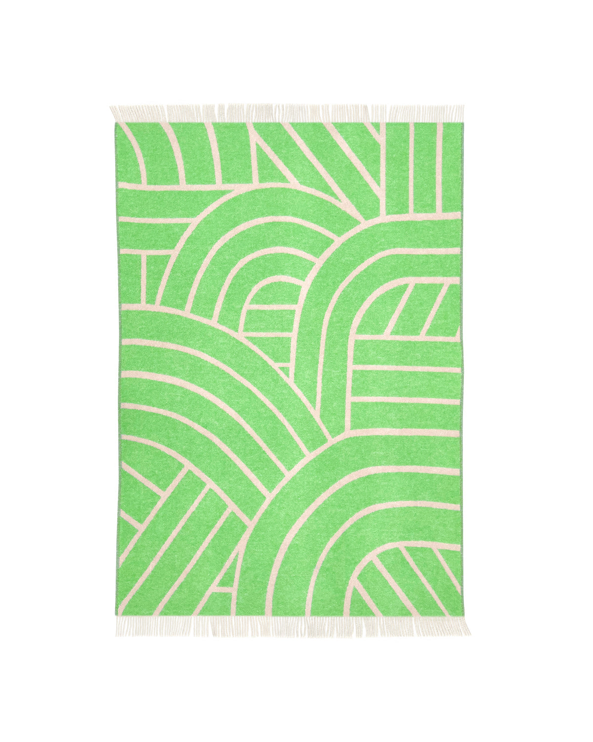 Blanket LINES Pink / Apple 4.25 x 6.5ft