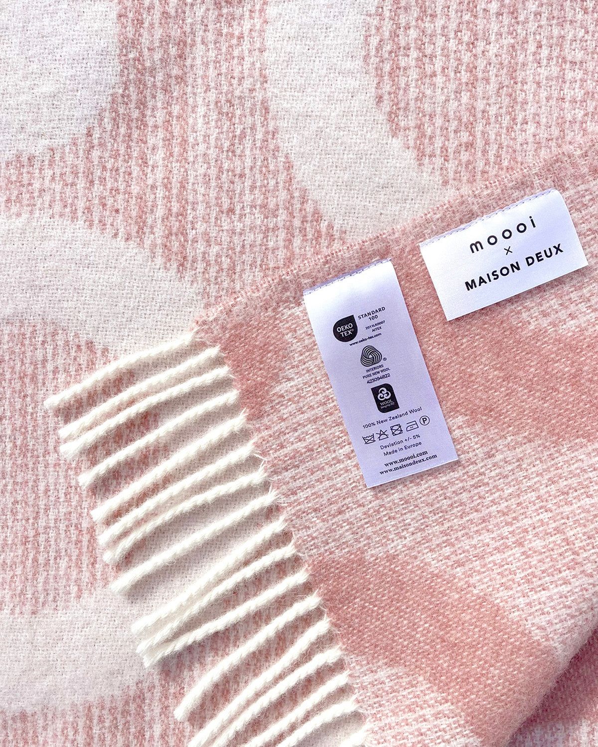 Maison Deux Blanket MOOOI UMBRELLA SQUID Dusty Pink