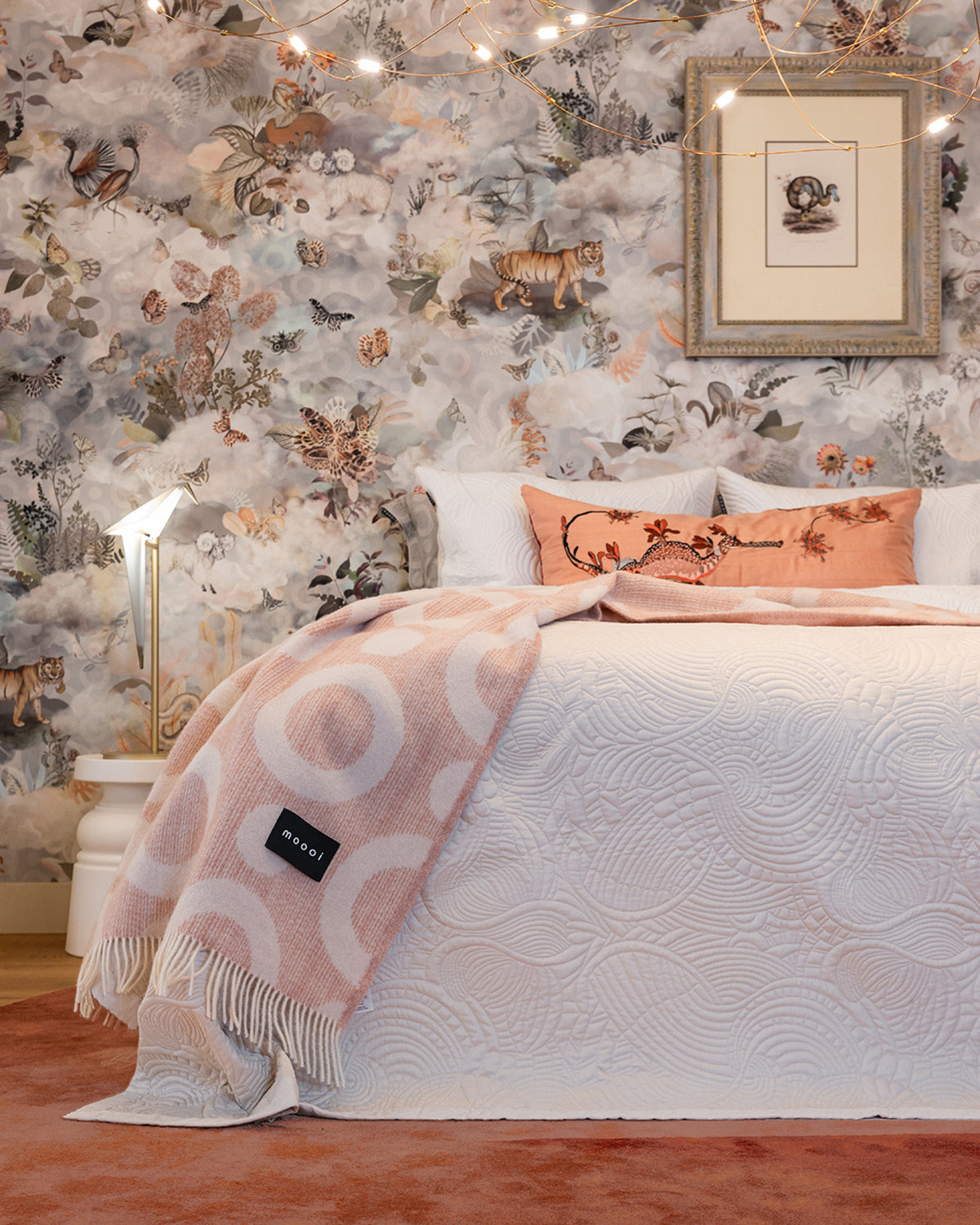 Maison Deux Blanket MOOOI UMBRELLA SQUID Dusty Pink