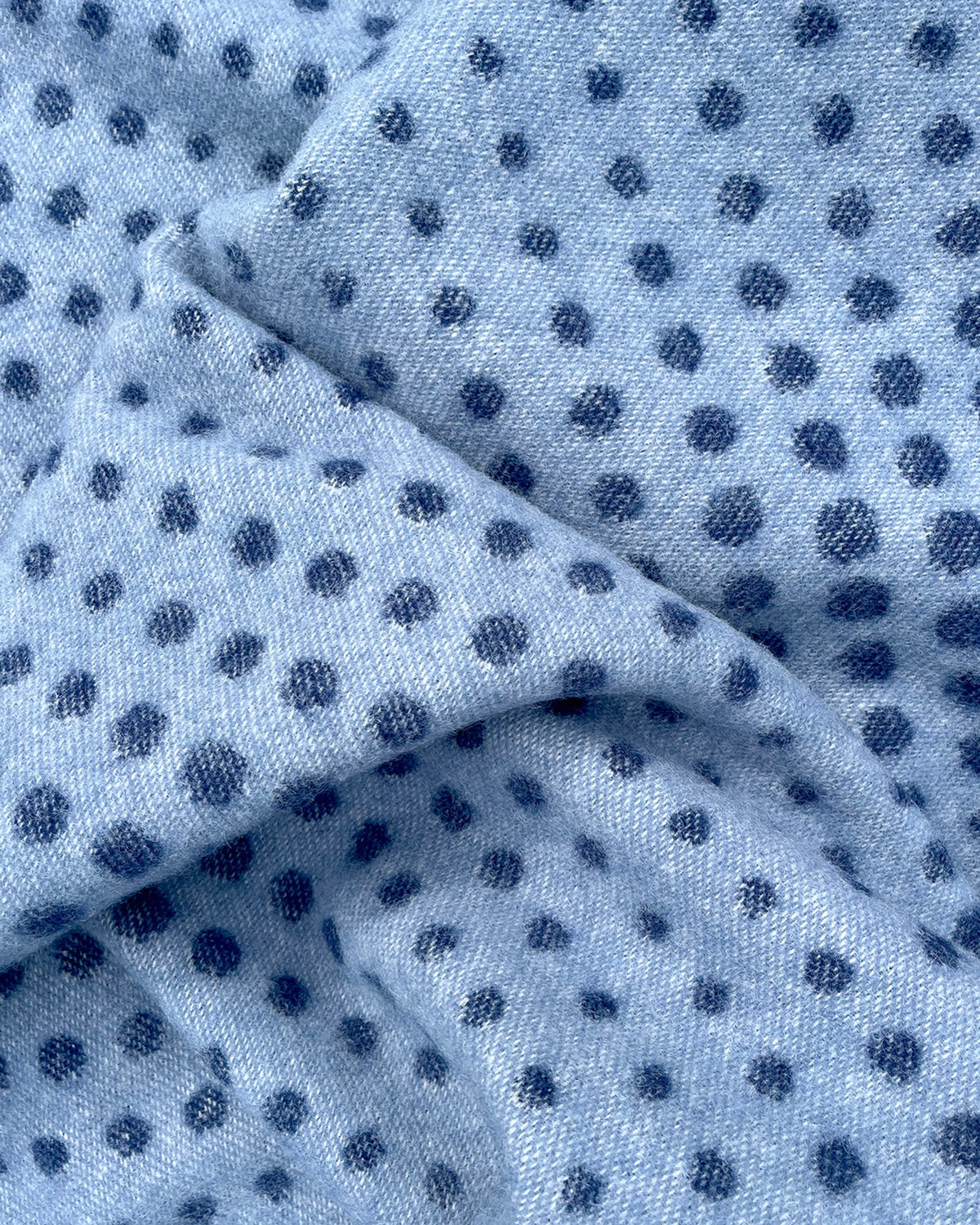 Maison Deux Blanket MOOOI BLOOMING SEADRAGON Denim