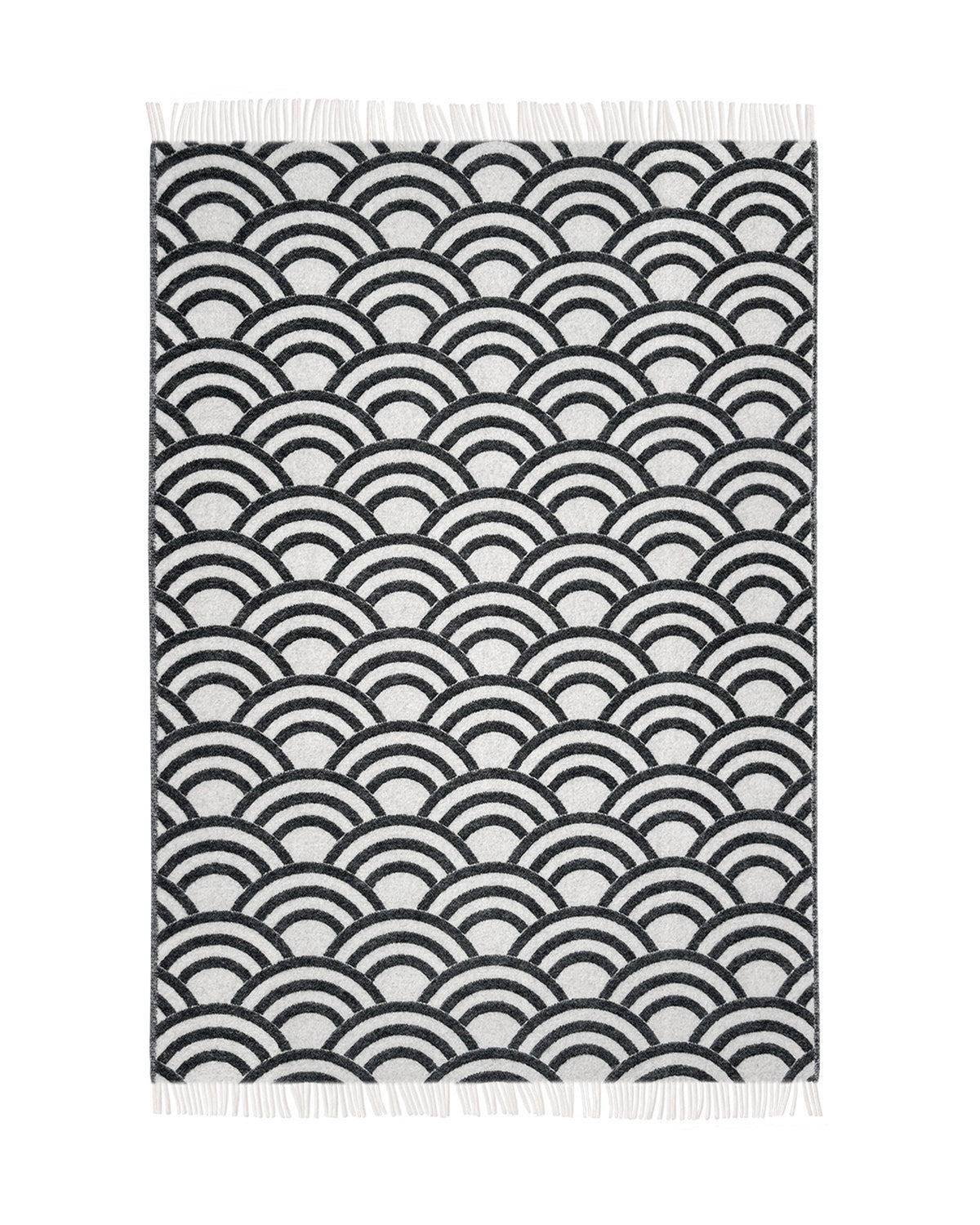 Maison Deux Blanket MOOOI LUCKY O's Black
