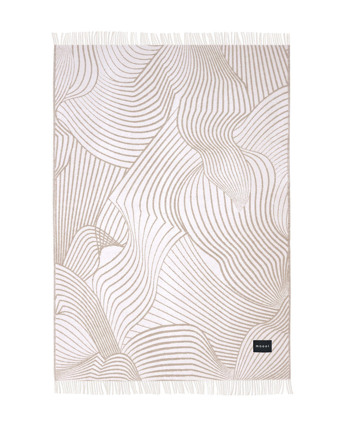 Maison Deux Blanket MOOOI TECHNO BEE Coffee Cream