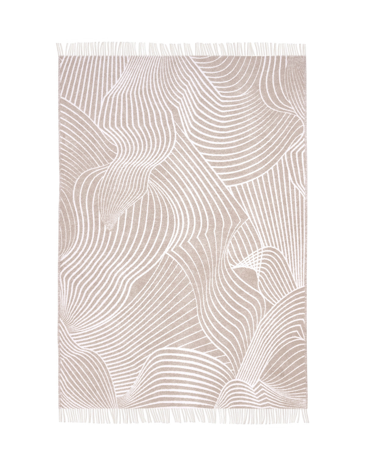 Maison Deux Blanket MOOOI TECHNO BEE Coffee Cream