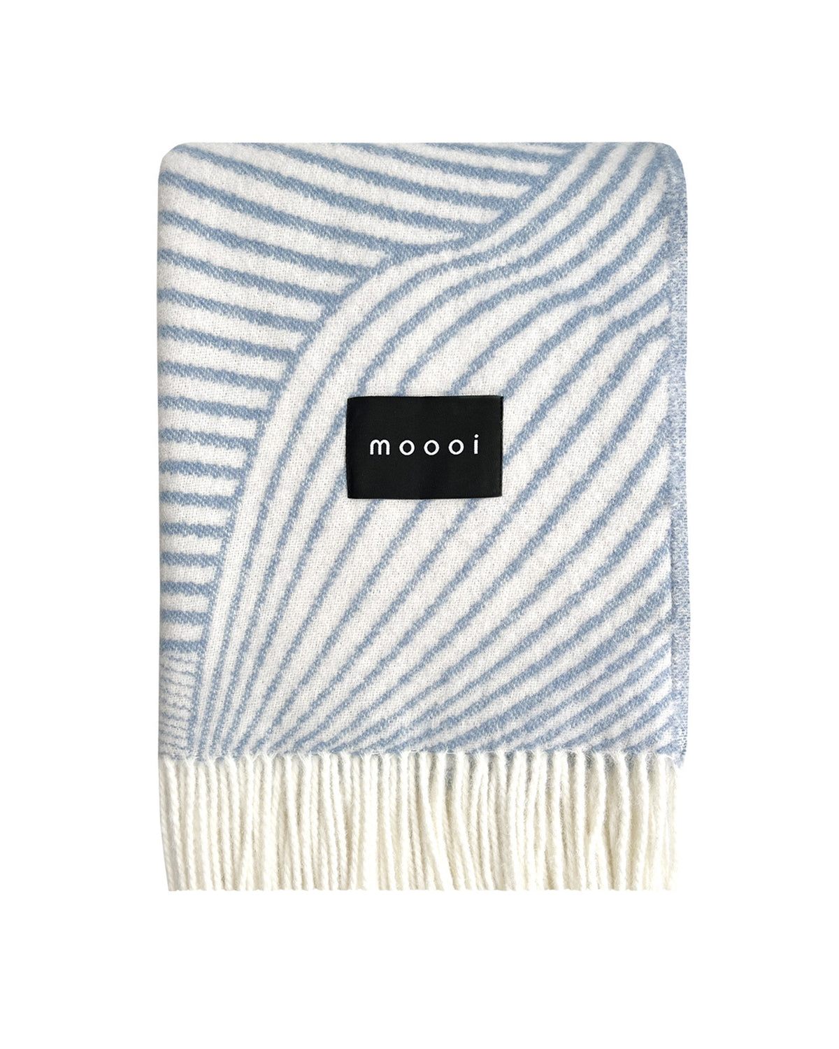 Maison Deux Blanket MOOOI TEHCNO BEE Denim Cream