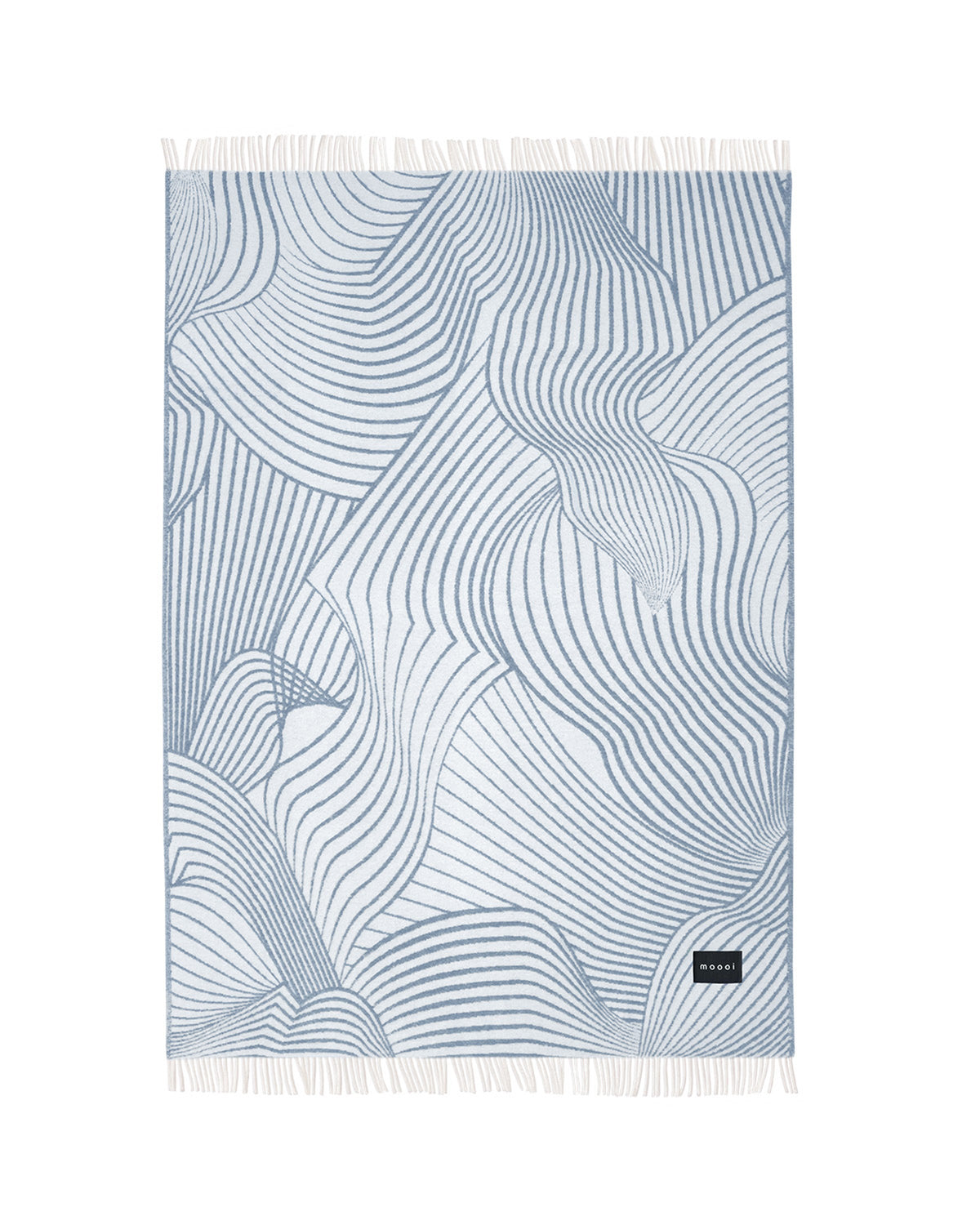 Maison Deux Blanket MOOOI TEHCNO BEE Denim Cream