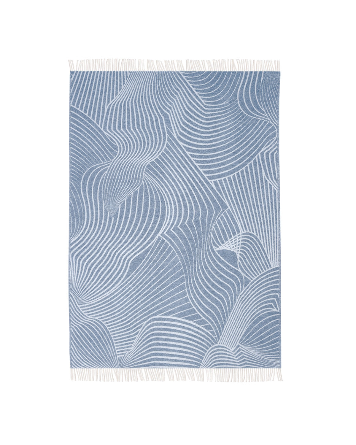 Maison Deux Blanket MOOOI TEHCNO BEE Denim Cream