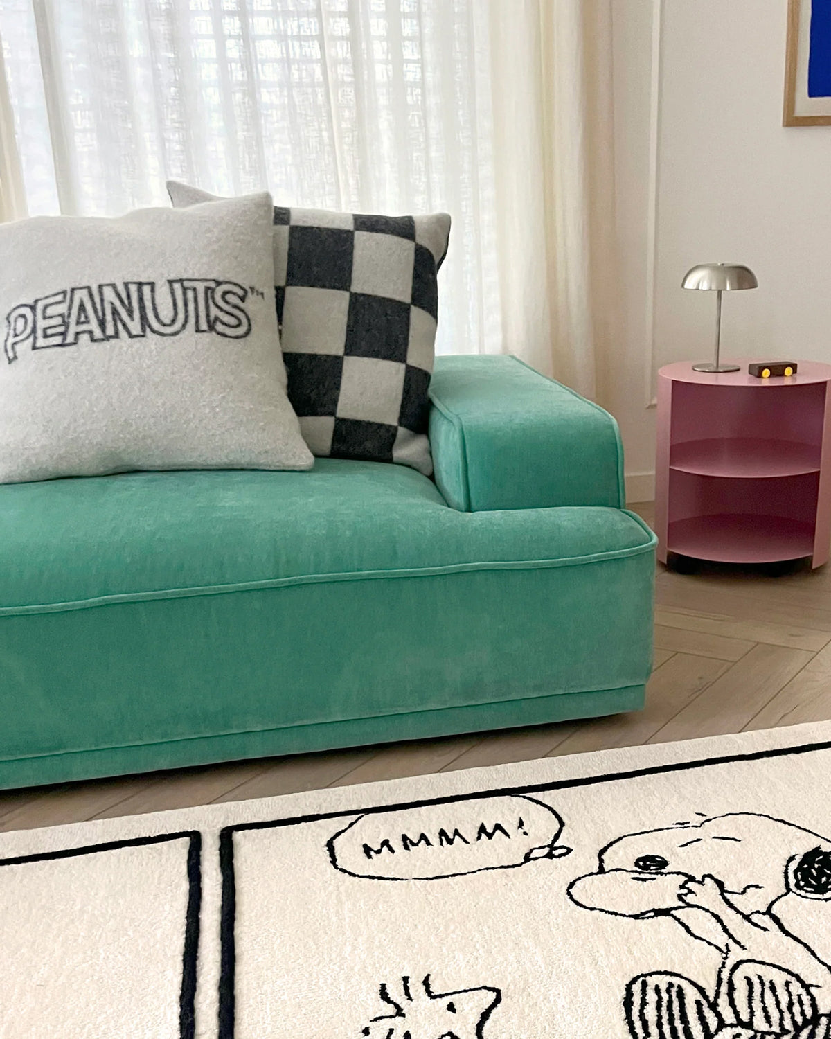 Cushion Cover PEANUTS Hug 20 x 20in