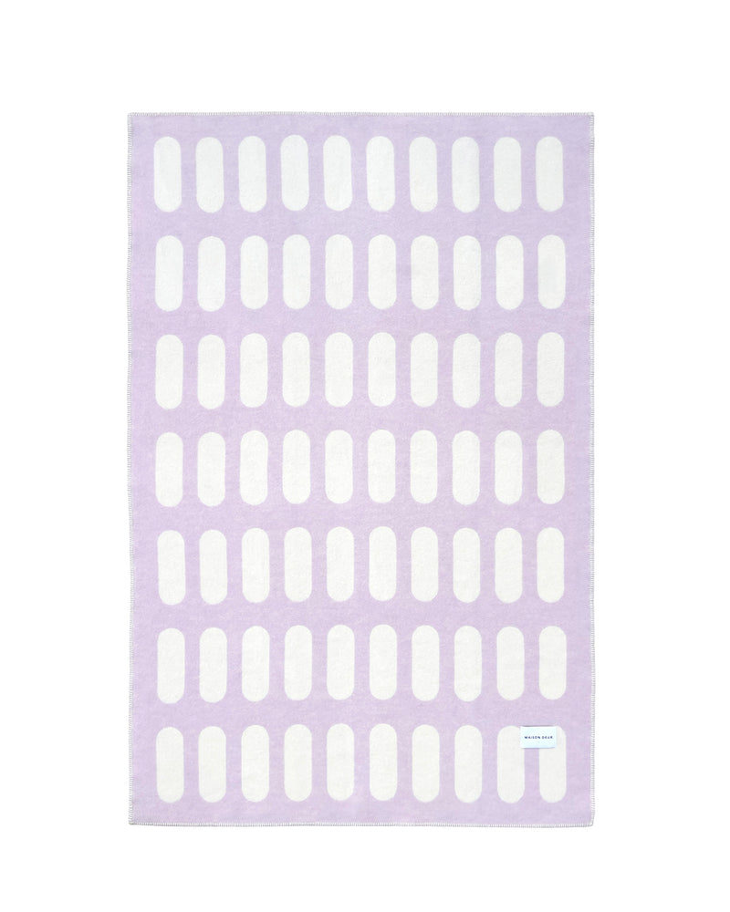 Blanket CUBICS Chill Pill Lilac  4.25 x 6.5 ft