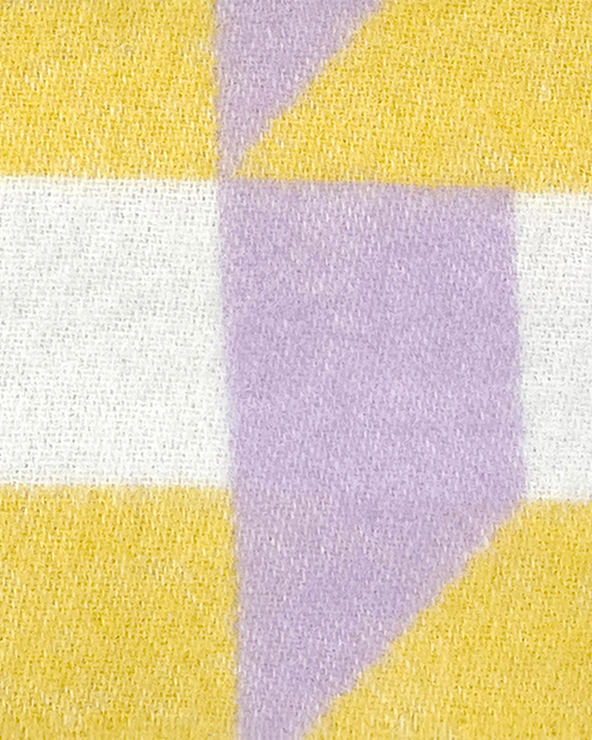 Blanket CUBICS Lilac / Sun Print 4.25 x 6.5ft