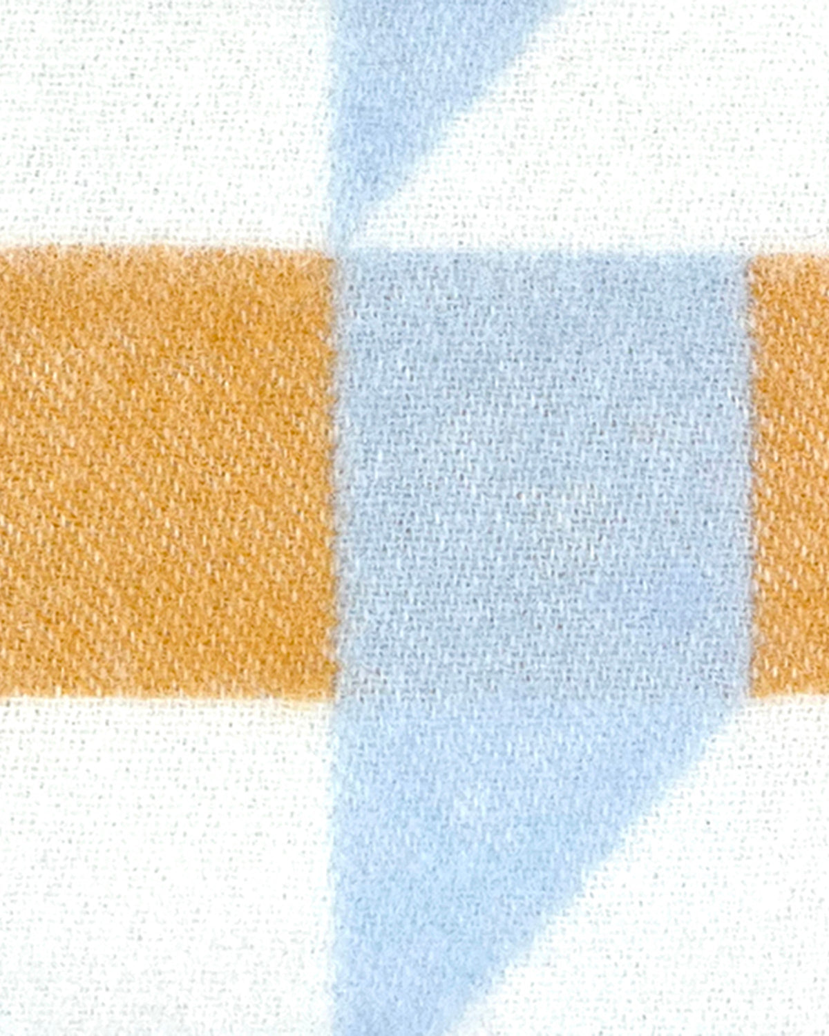 Blanket CUBICS Blue / Honey Print 4.25 x 6.5ft