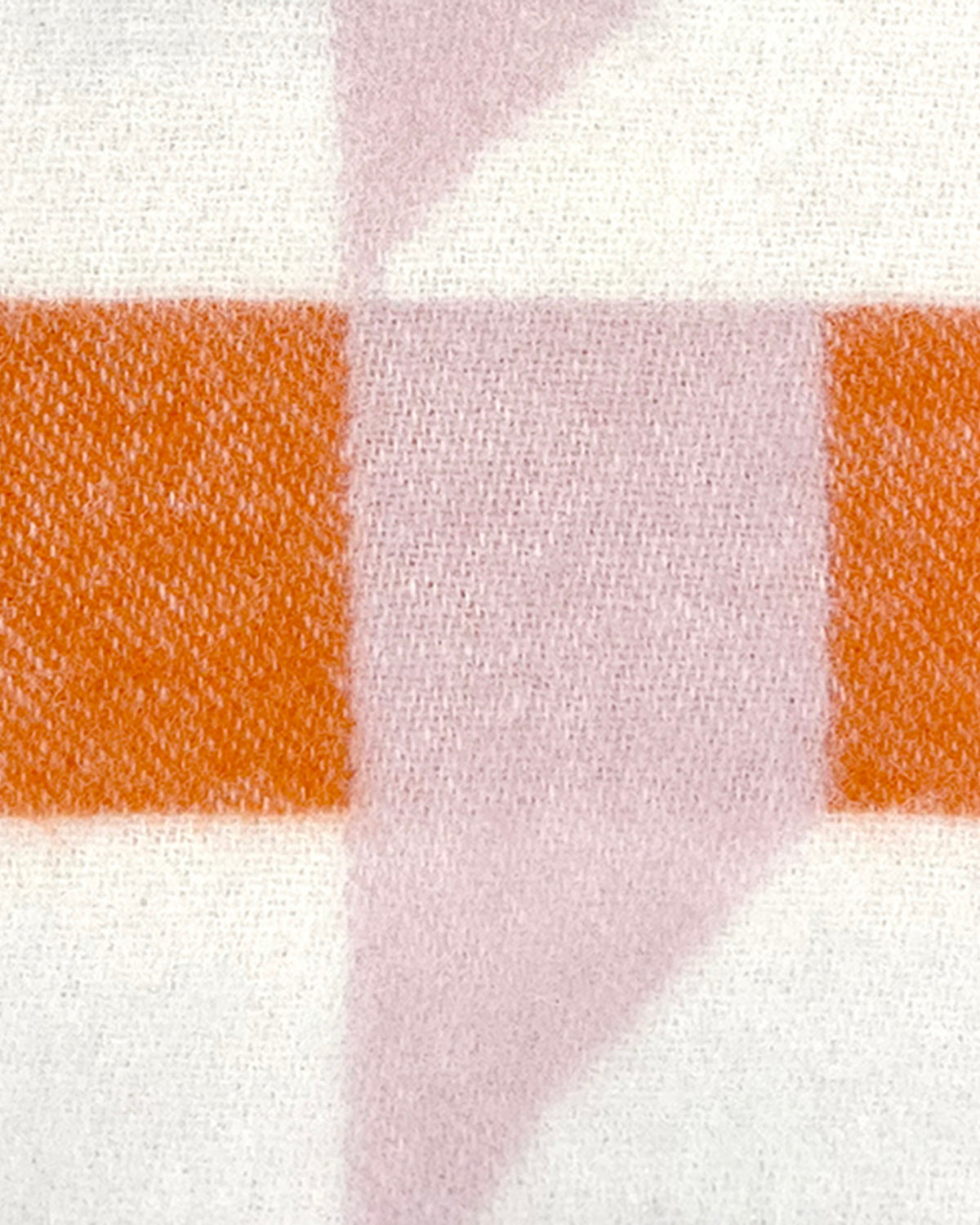 Blanket CUBICS Pink / Carrot Print 4.25 x 6.5ft