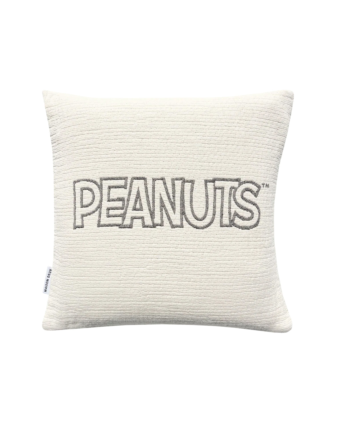 Cushion Cover PEANUTS SUNGLASSES Cotton Black / White 20 x 20in