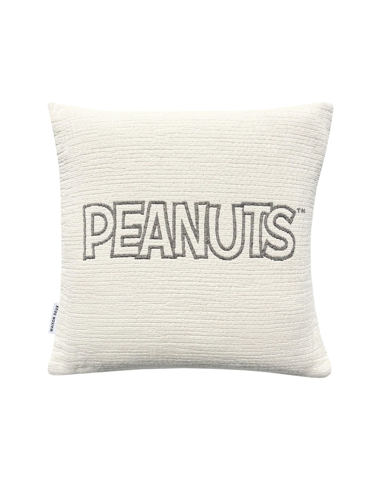 Cushion Cover PEANUTS SUNGLASSES Cotton Black / White 20 x 20in