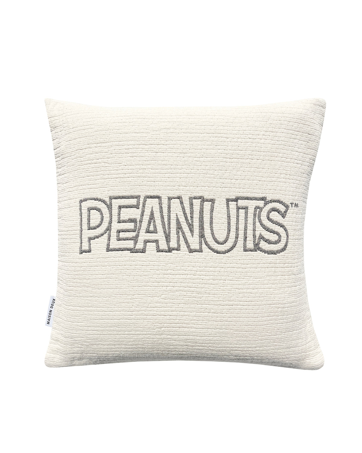 Cushion Cover PEANUTS SUNGLASSES Cotton Black / White 20 x 20in