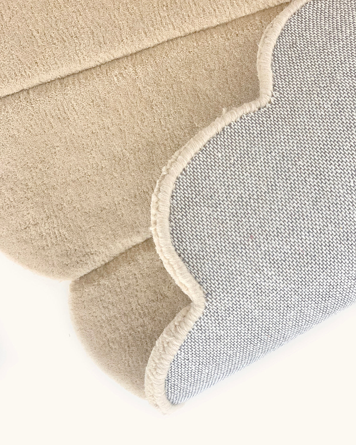 Maison Deux Rug SHELL Sand 3.3 x 2.6 ft
