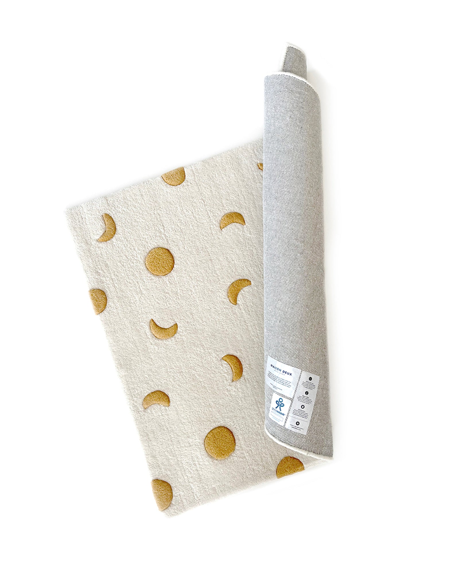 Rug MOONS Cream / Gold 5.5 x 7.9ft