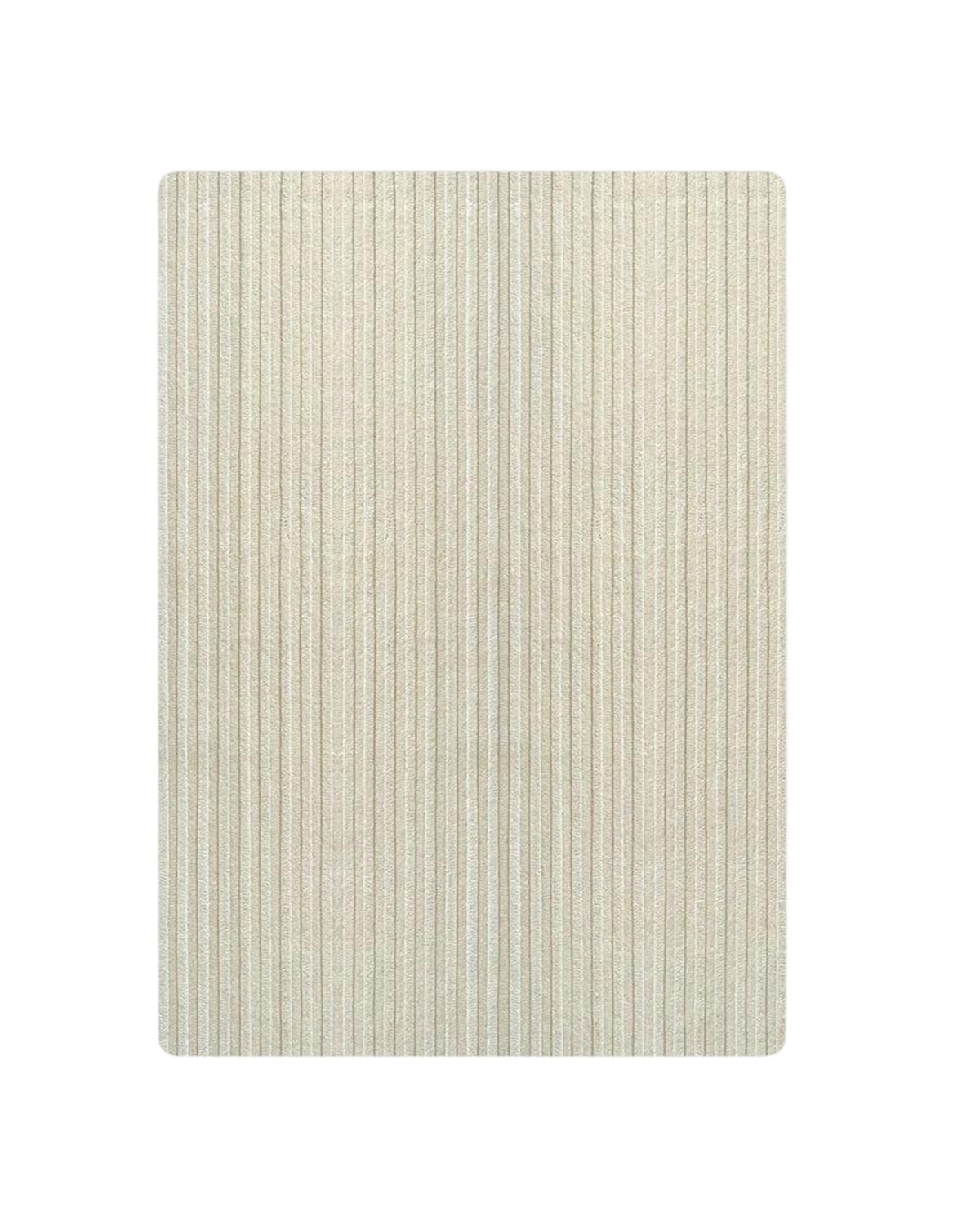 Rug SOLID STRIPE Off White 3.9 x 5.9ft