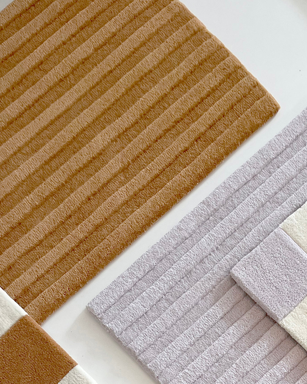 Rug SOLID STRIPE Terra Brown 3.9 x 5.9ft
