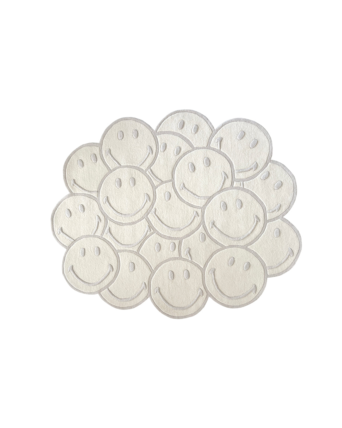 Maison Deux RugSmiley® BUNCH Natural 5.9 x 4.9 ft