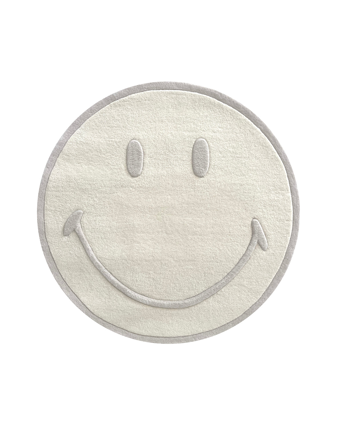 Maison Deux Rug SMILEY® Natural 4.9 ft diameter