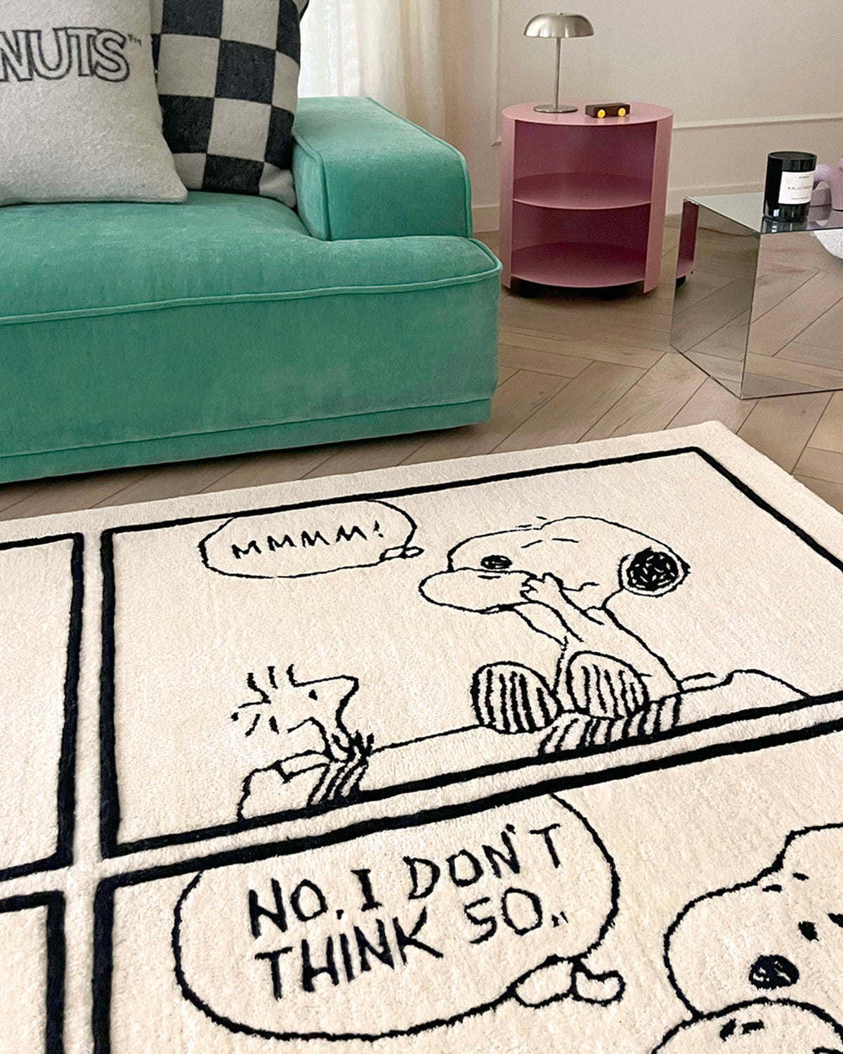 Rug PEANUTS Comic 6 .5 x 9.5 ft
