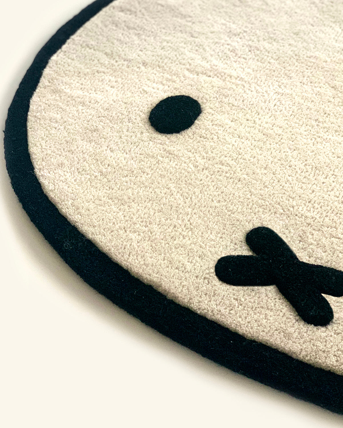 Rug NIJNTJE MIFFY Cream / Black Print 2.6 x 3.7ft