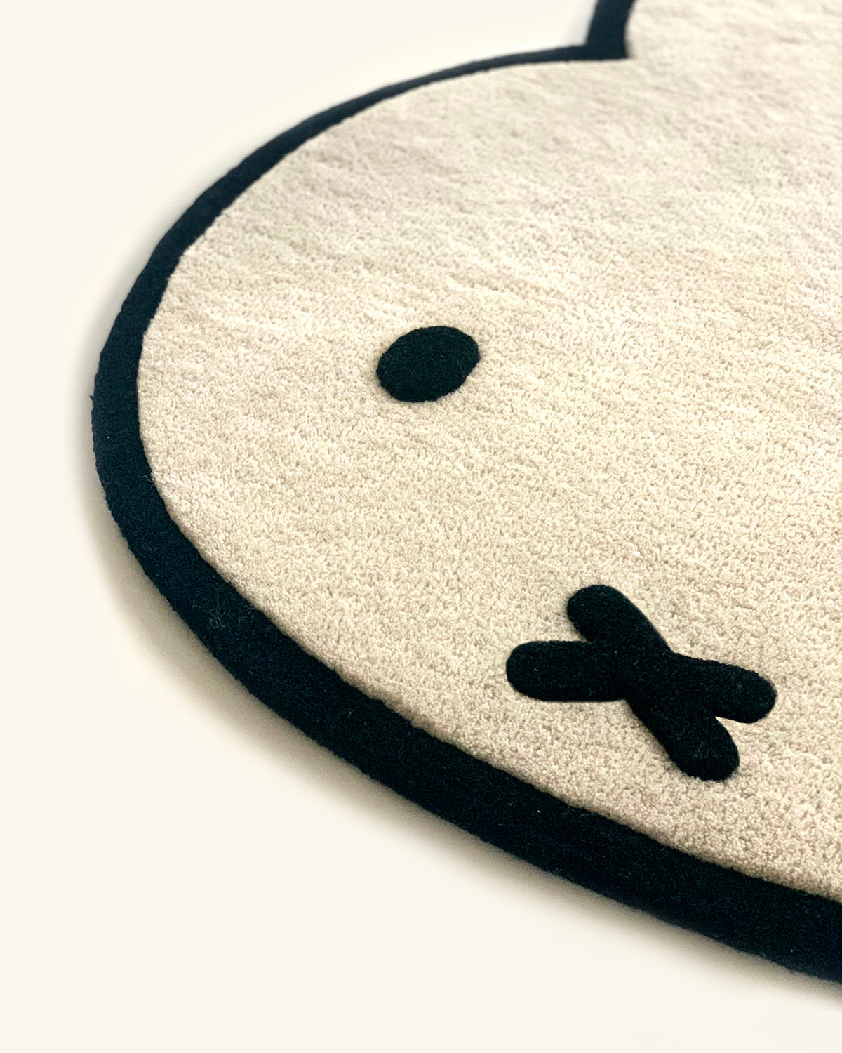 Rug NIJNTJE MIFFY Cream / Black Print 2.6 x 3.7ft