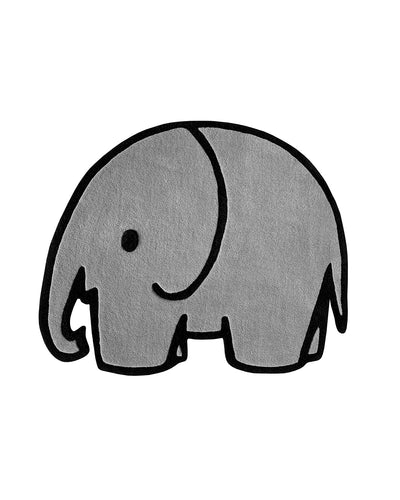 Maison Deux Rug Elephant 3.2 x 2.7 ft