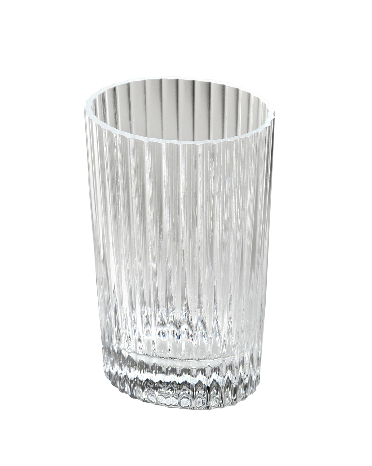 Missoni Home Water Glass NASTRI Set of 6  Transparent 9.8 oz, H 4.75"